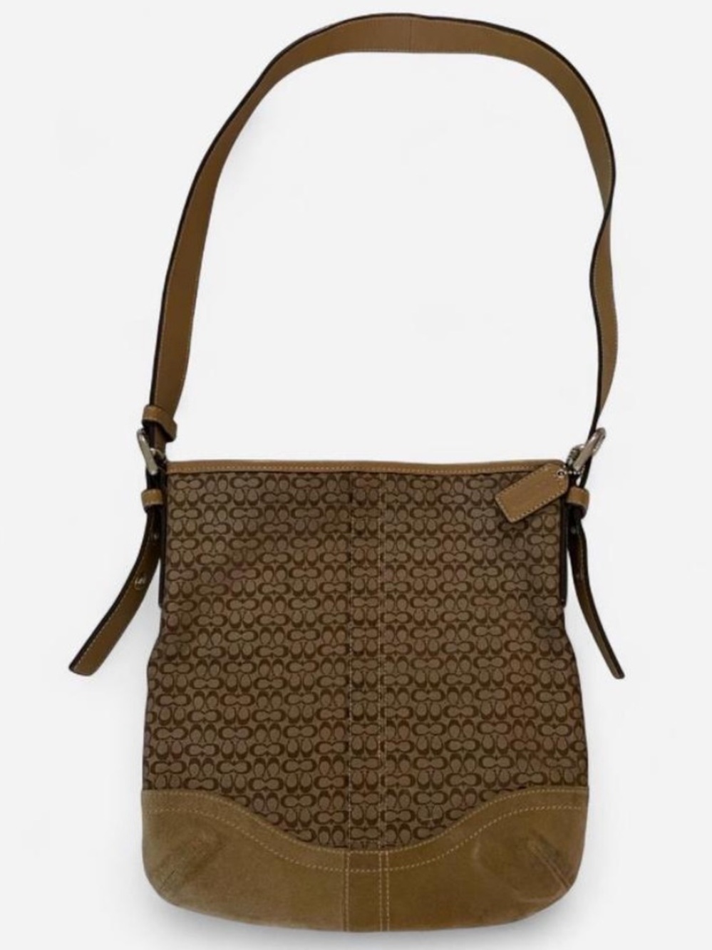 Vintage Coach Signature Mini C Jaquard Shoulder or Crossbody Bag